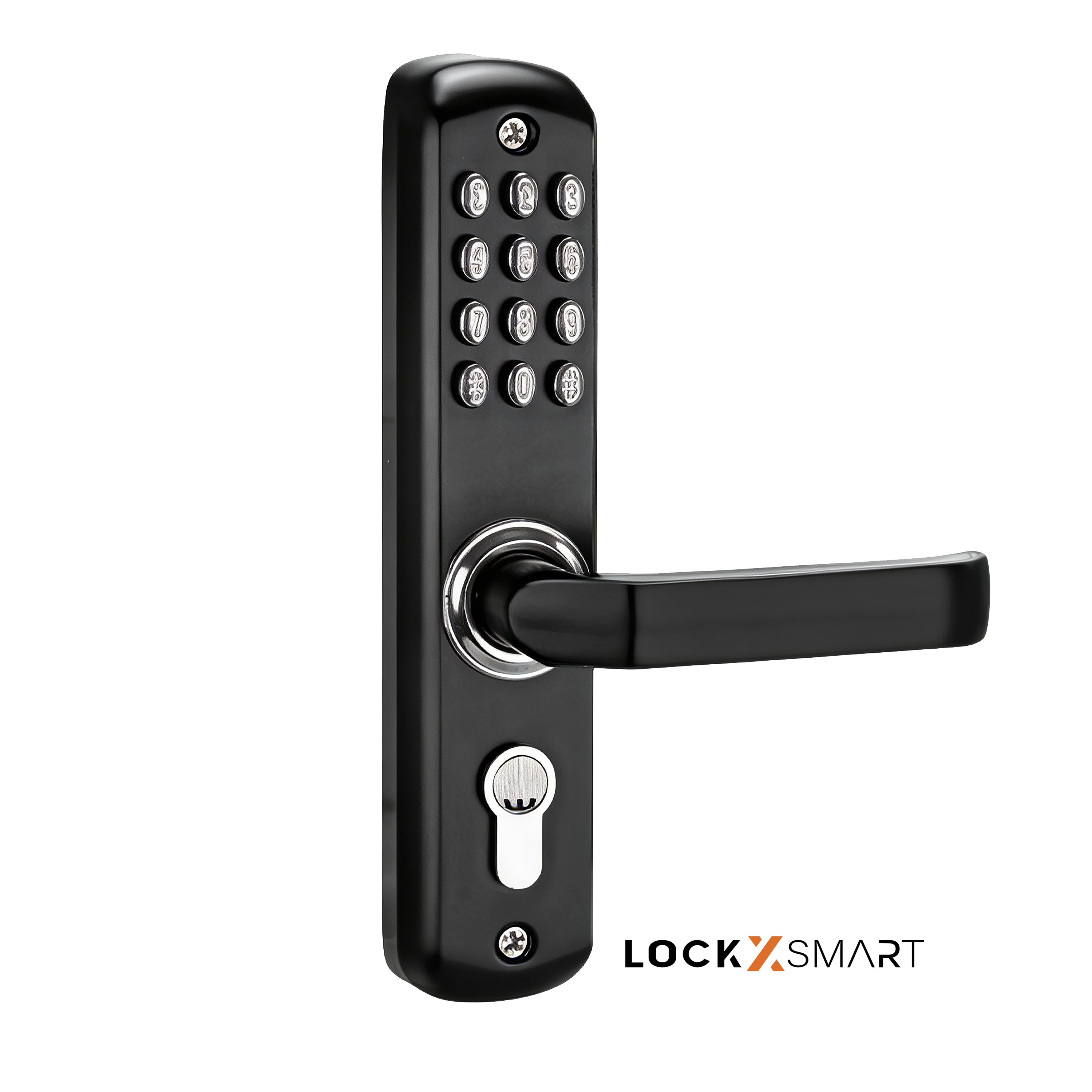 Smart Keyless Gate Lock | Secure Password & Mechanical Key Access