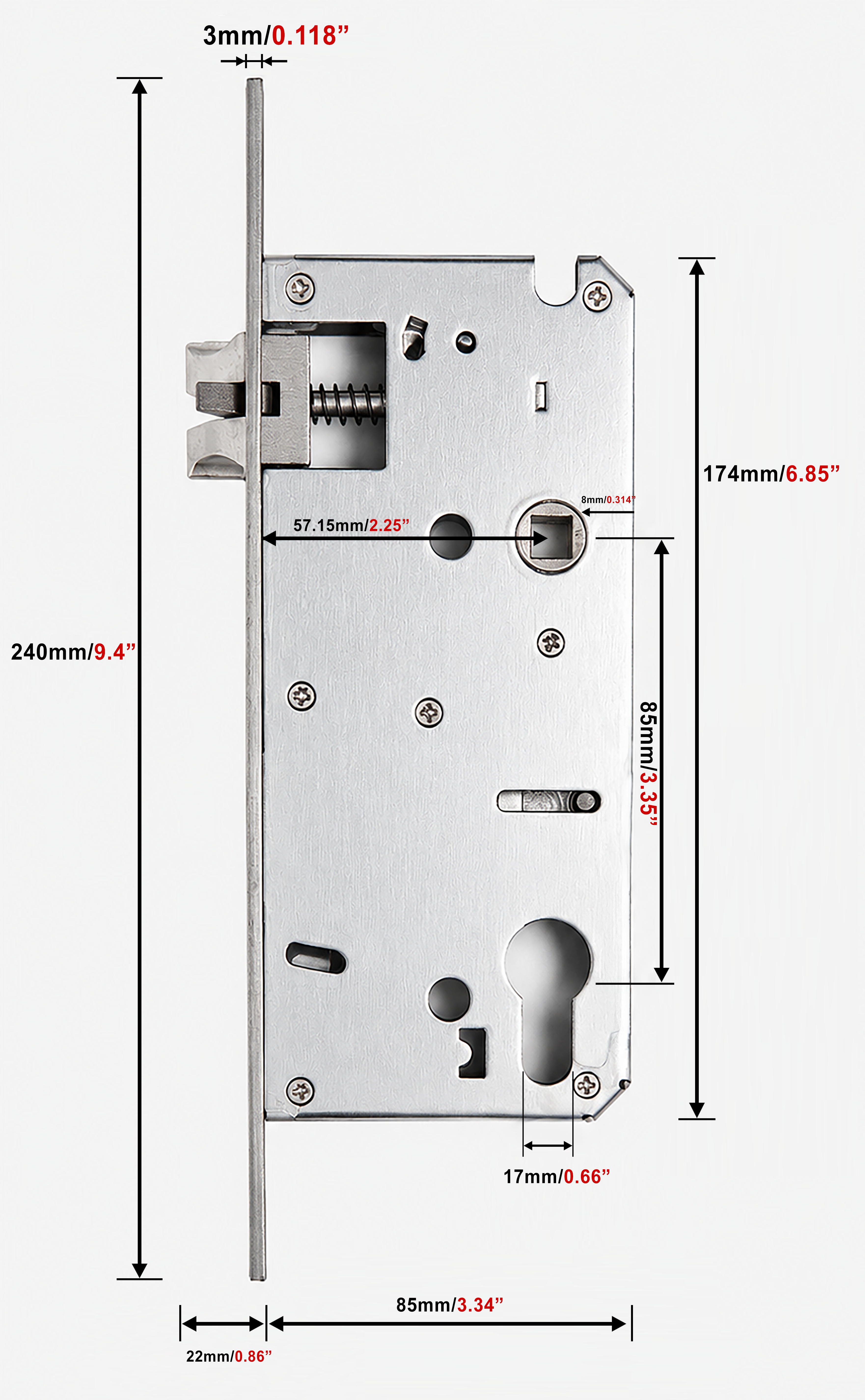 mortise 6085