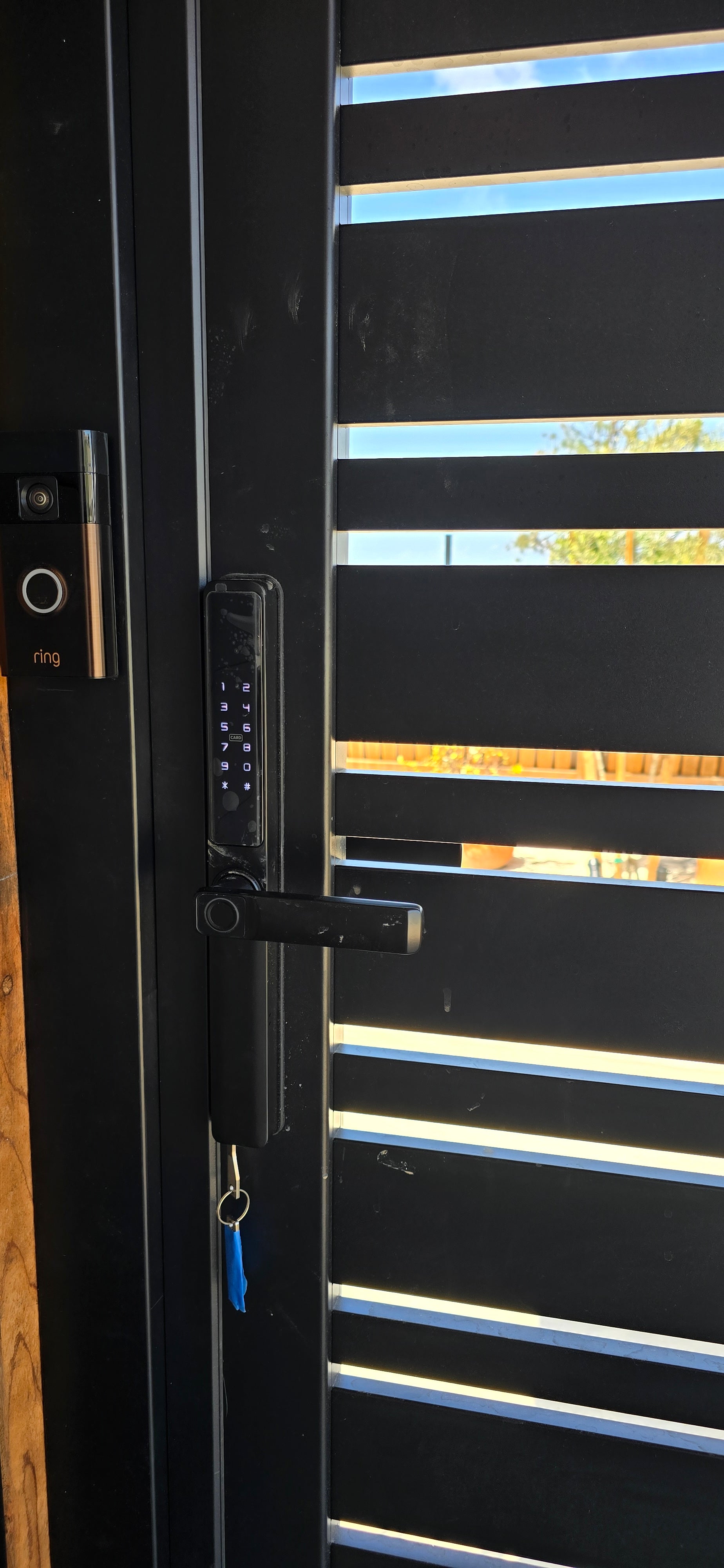 Lock x smart aluminum gate smart lock