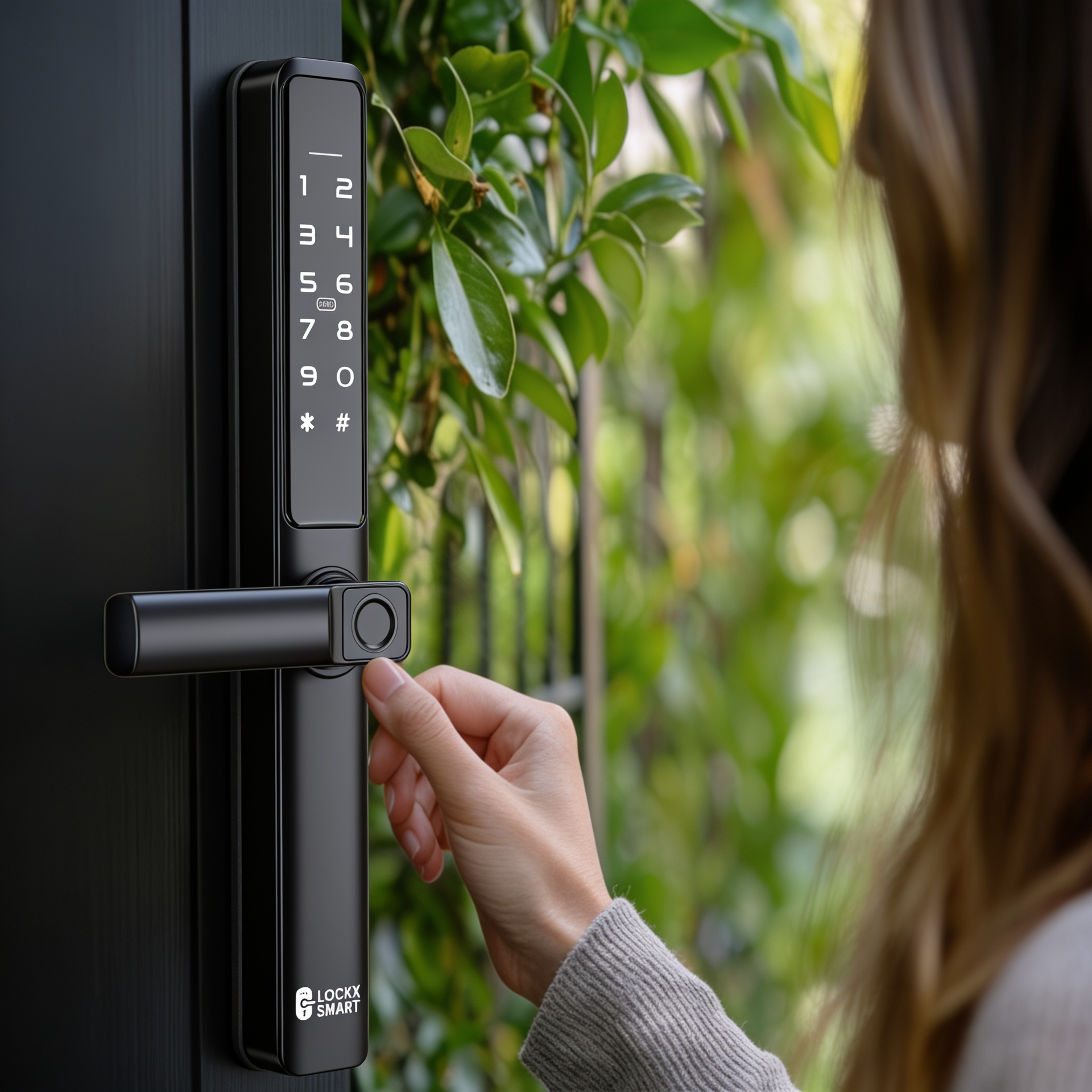 smart lock on vinyl gate