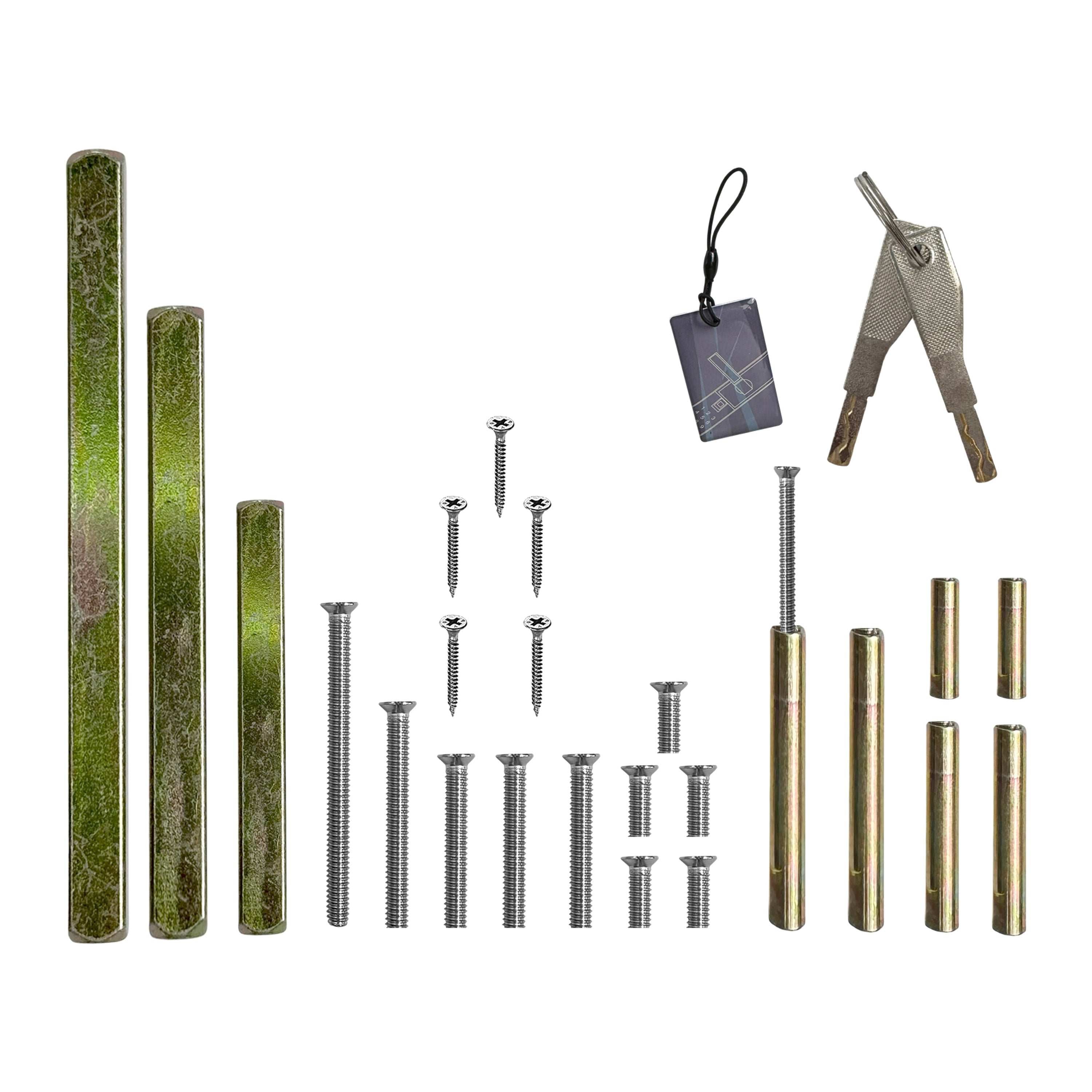 Fingerprint Smart Lock 5050. Vinyl Gate Lock. Waterproof Outdoor Vinyl Lock