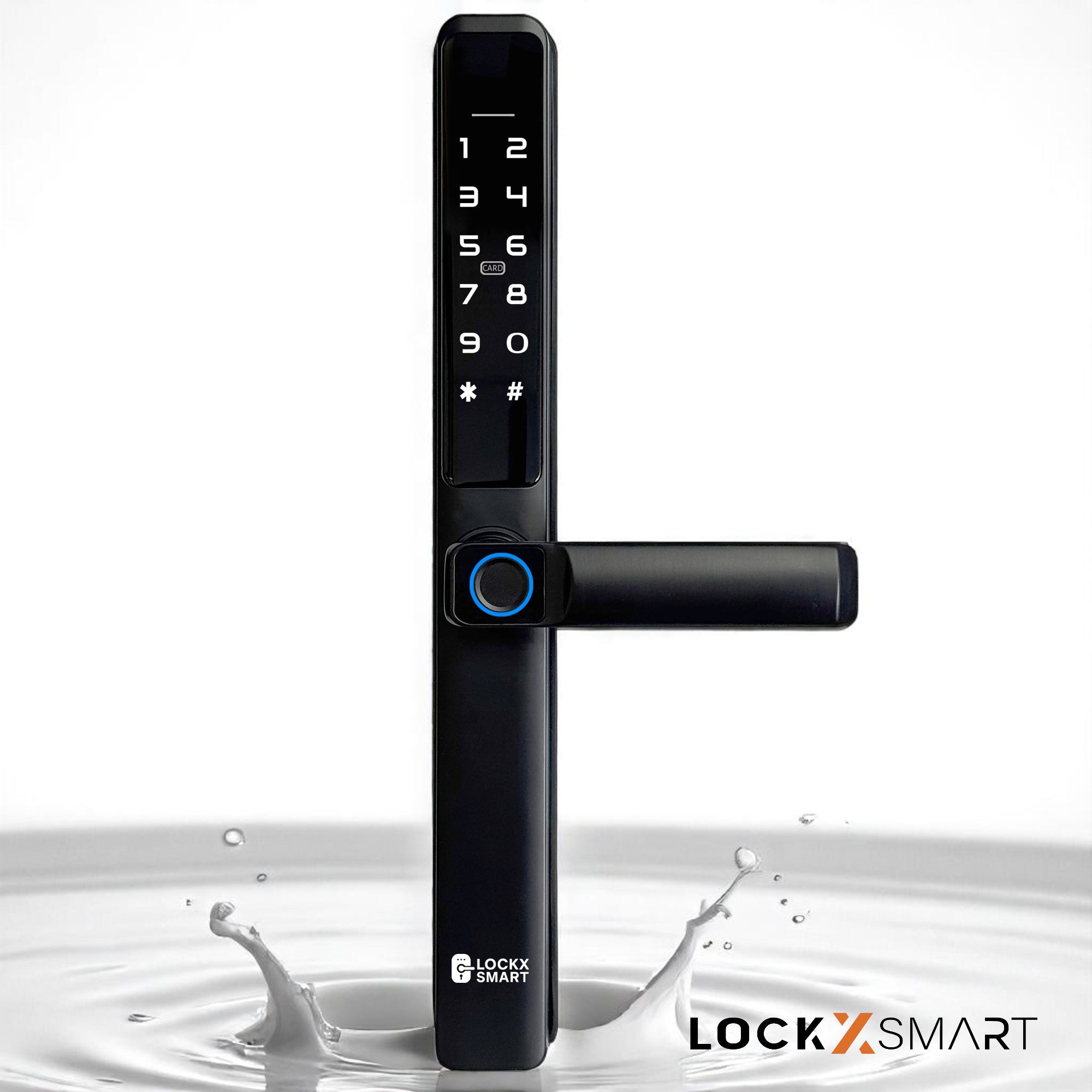 Fingerprint Smart Lock 5050. Vinyl Gate Lock. Waterproof Outdoor Gate Lock