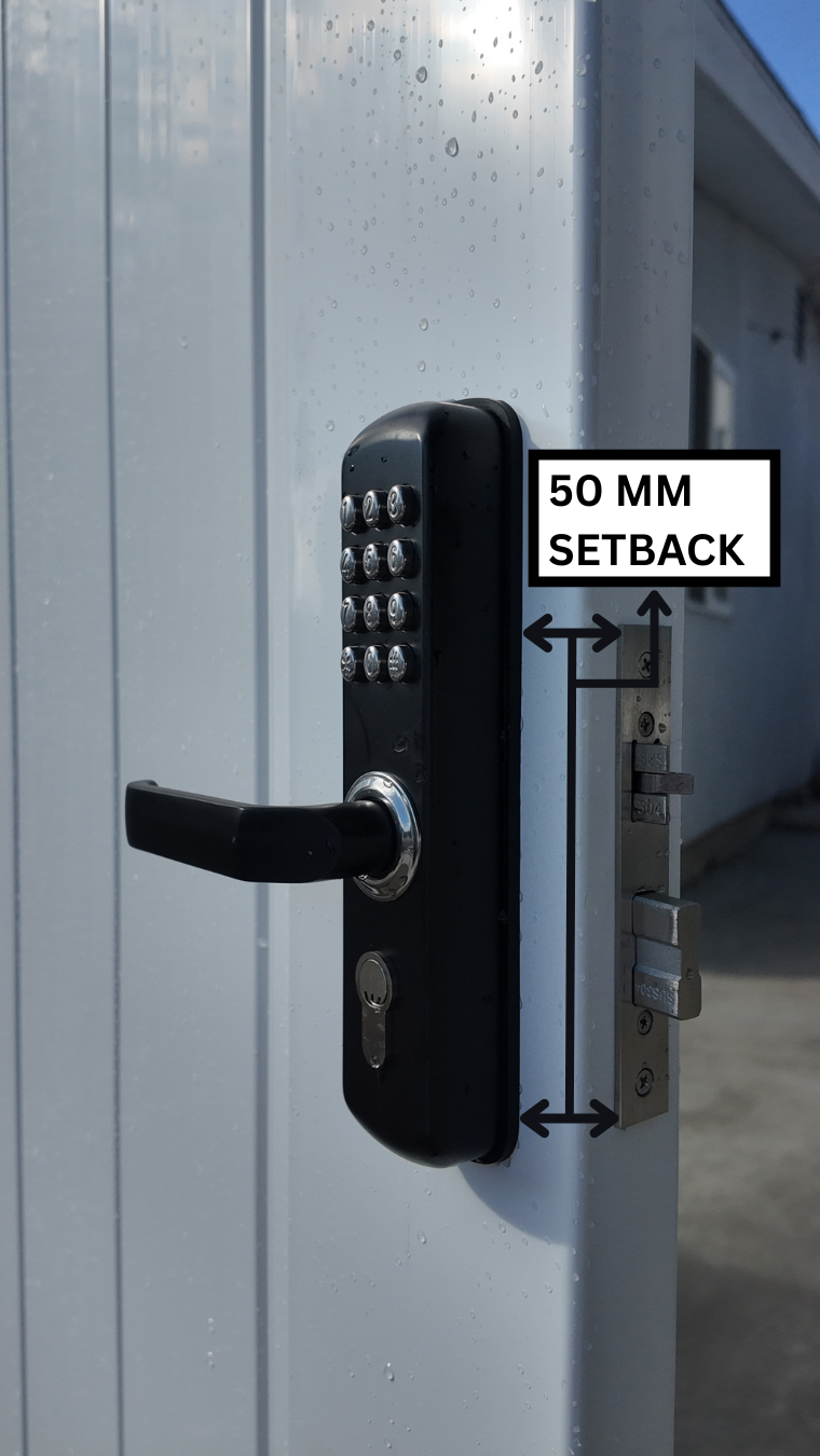 Gate Lock / Password Entry and Mechanical Key Access For Gate 5050