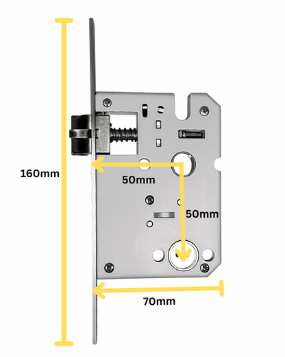 Fingerprint Smart Lock 5050. Vinyl Gate Lock. Waterproof Outdoor Vinyl Lock