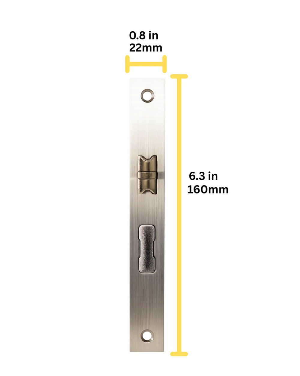 5050 mortise (front/faceplate)