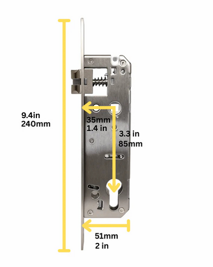 Fingerprint Smart Lock 3585. Gate Lock. Waterproof Outdoor Lock