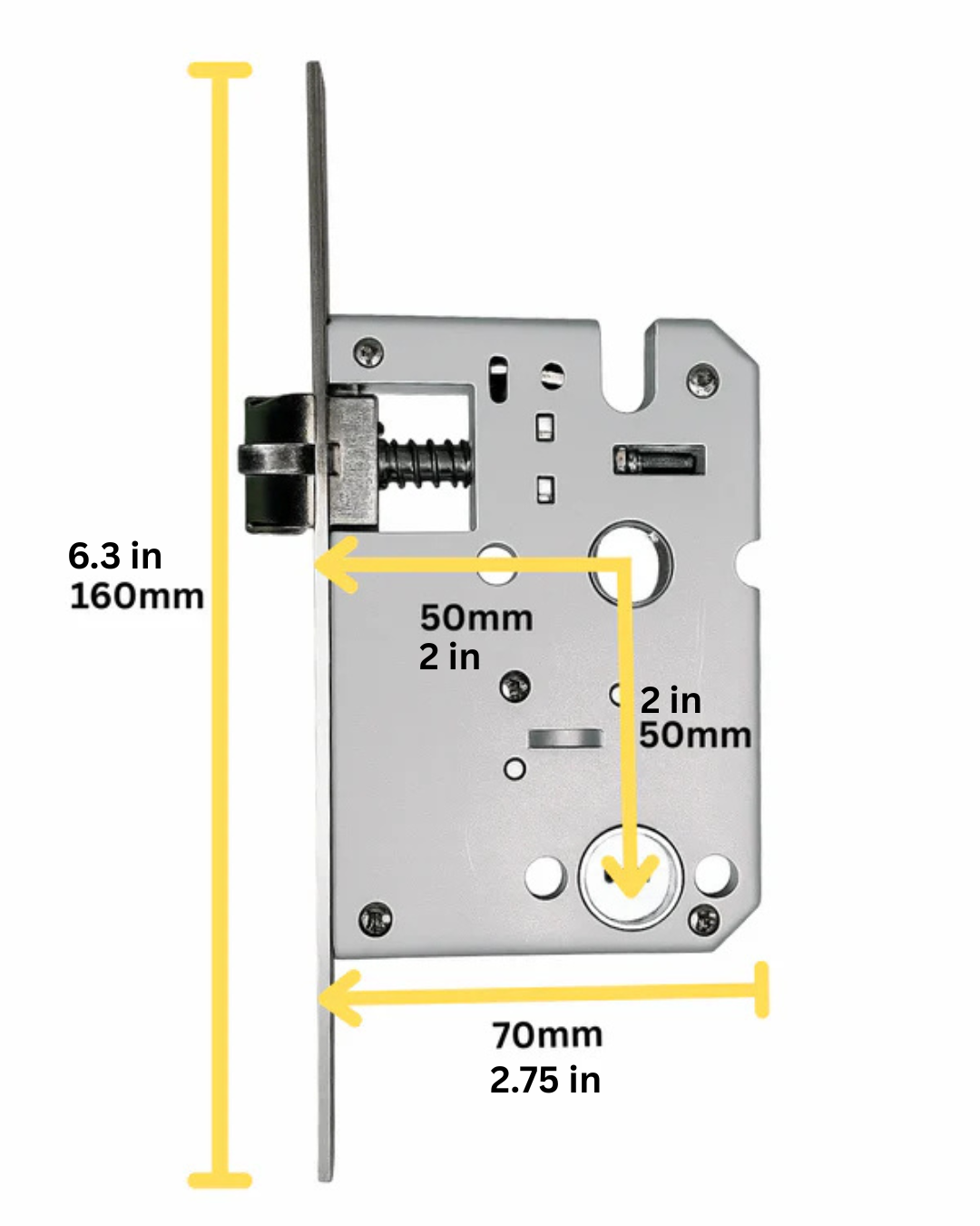 Fingerprint Smart Lock 5050. Gate Lock. Waterproof Outdoor Gate Lock
