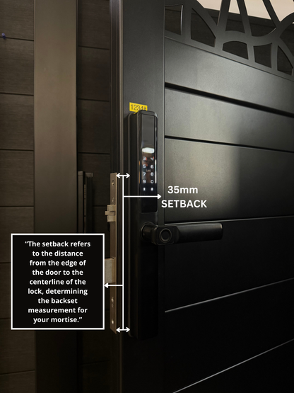 lockxsmart -35mm Setback Smart Gate Lock