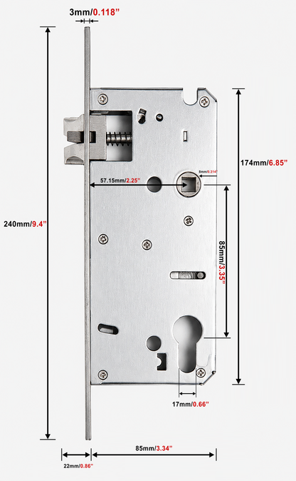 mortise 6085