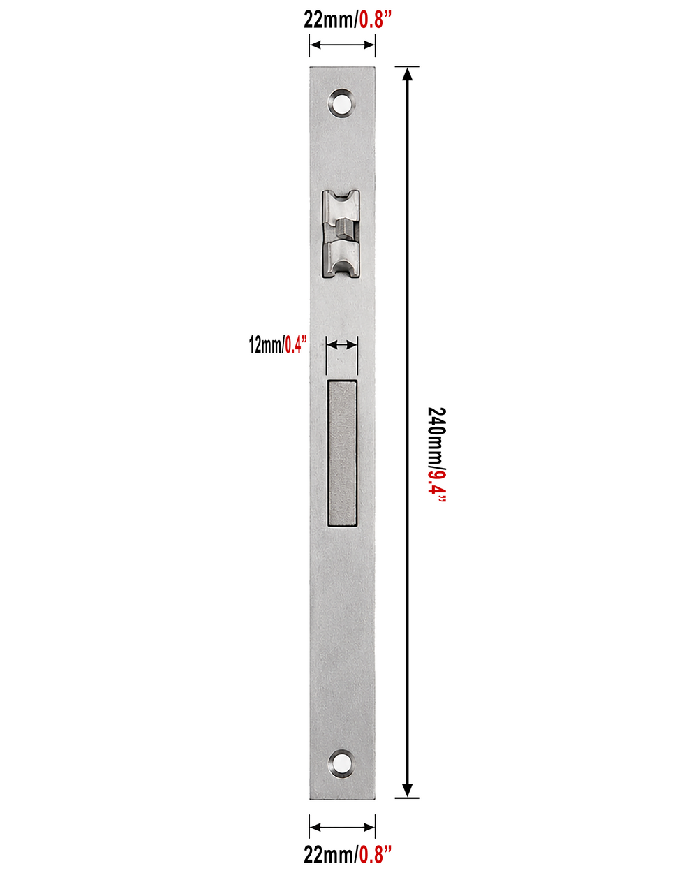 6085 mortise (front/faceplate)