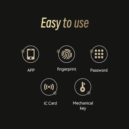 Fingerprint Smart Lock 5050. Vinyl Gate Lock. Waterproof Outdoor Gate Lock